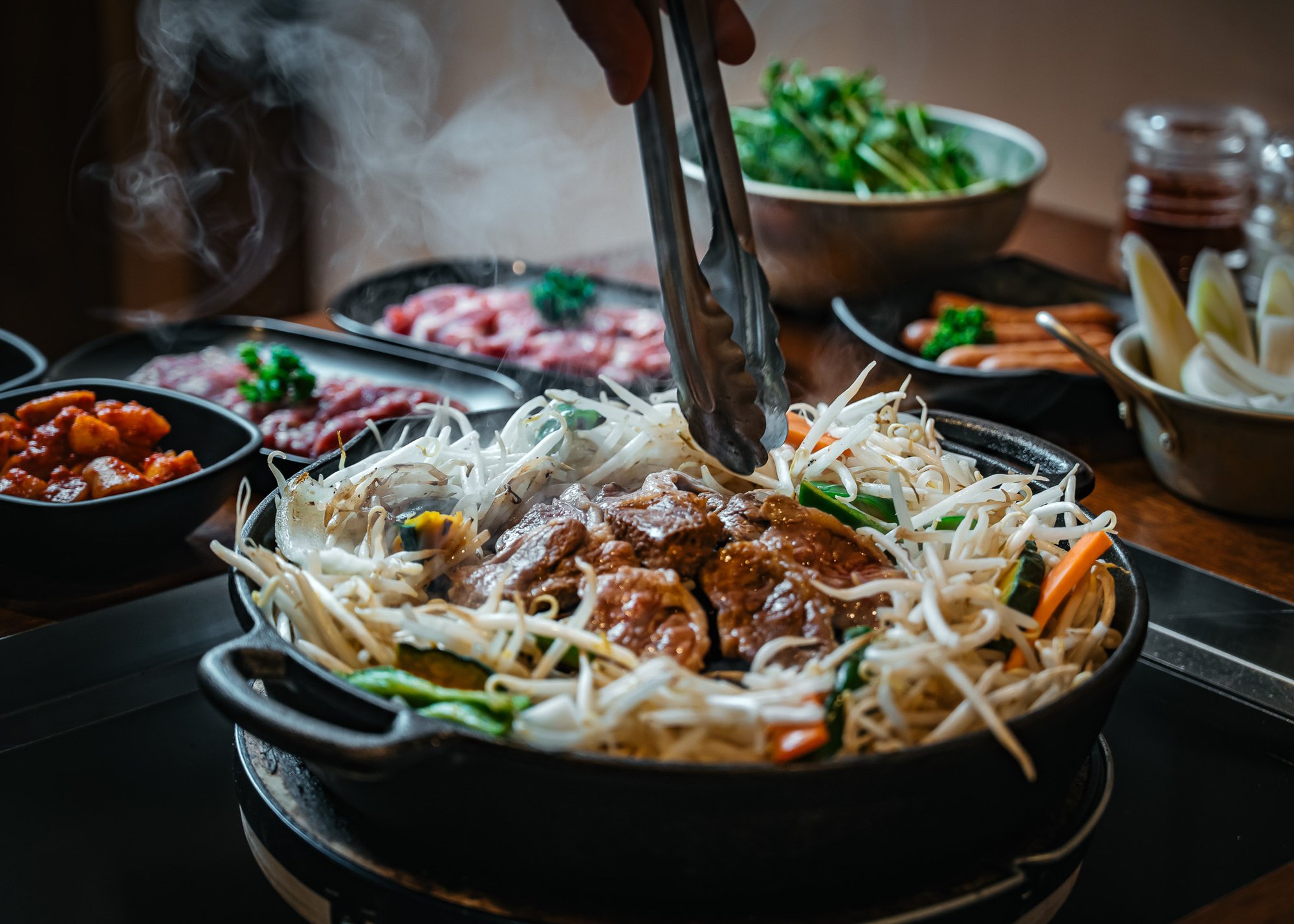 新鮮野菜のジンギスカン